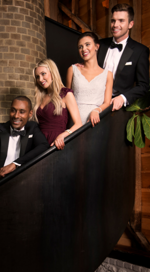 Black Notch lapel Dinner Suit Hire