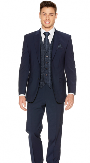 Blue Slim Fit Suit Hire