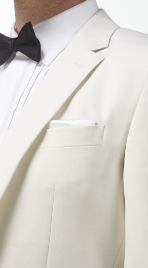 Winter White Tuxedo Jacket