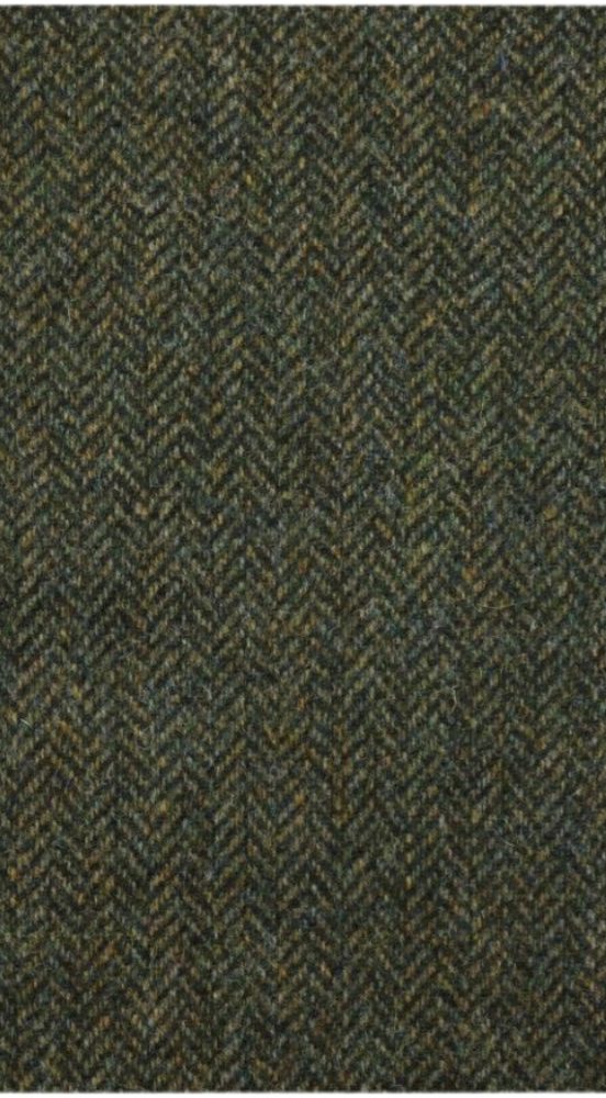 Green Herringbone Donegal Tweed Slim Fit Suit - Image 2